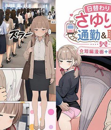 日替わりさゆりさんの通勤＆職場 短編漫画＋画像集【日替わりさん❤OL】レビュー