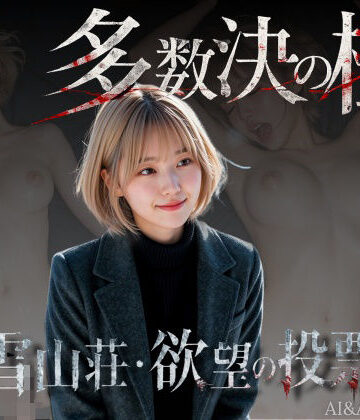 多数決の檻 ―雪山荘・欲望の投票― 第一話＜ノベルゲーム＞（実写系）【AIART REINA❤動画・アニメーション】レビュー
