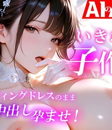 【AIのAV動画】いきなり子作り ウェディングドレスのまま中出し孕ませ！【おくみ❤巨乳】レビュー
