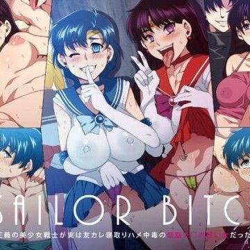 SAILOR BITCH -正義の美少女戦士が実は友カレ寝取りハメ中毒の低脳チ○ポ狂い女だったら-【ありすの宝箱❤乱交】レビュー4.00
