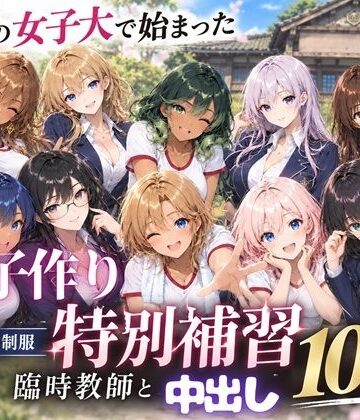 田舎の女子大で始まった子作り特別補習 〜臨時教師の濃厚中出し10連発〜【月見どらいばー❤動画・アニメーション】レビュー