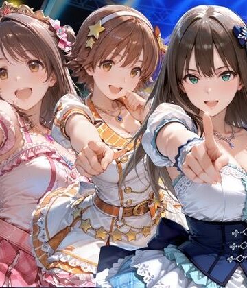 昼はアイドル夜は生オナホ生活渋●凛＆島●卯月＆本●未央【AI極楽クラブ❤ファンタジー】レビュー