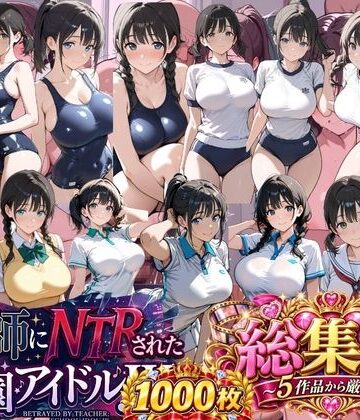 総集編 豪華5作 1000枚 教師にNTRされた学園アイドルJ〇 【テニス、スク水、セーラー、制服、ブルマ、厳選】【紳士倶楽部❤制服】レビュー