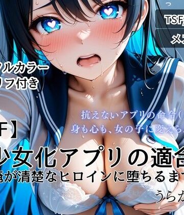 【TSF】美少女化アプリの適合者〜俺が清楚なヒロインに堕ちるまで〜【うらがえ処❤イラスト・CG集】レビュー
