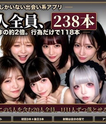 【実写系Hゲーム】ヤリマンしかいない出会い系アプリ2 〜スワイプして即ホテル〜【黒海ジュリア❤辱め】レビュー5.00