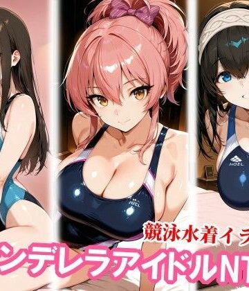 競泳水着のシンデレラアイドル3人、種付けおじさんに堕ちる【チョベリバ❤競泳・スクール水着】レビュー5.00