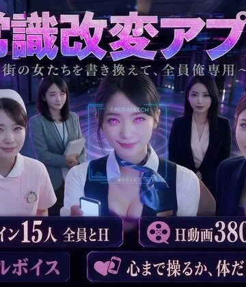 【フルボイス・スマホ対応】常識改変アプリ 〜街の女たちを書き換えて全員俺専用肉便器〜【流出保管庫❤動画・アニメーション】レビュー